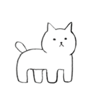 猫たち。白猫の日常（個別スタンプ：10）