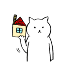 猫たち。白猫の日常（個別スタンプ：22）