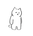 猫たち。白猫の日常（個別スタンプ：23）