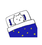 猫たち。白猫の日常（個別スタンプ：35）