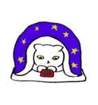 猫たち。白猫の日常（個別スタンプ：36）
