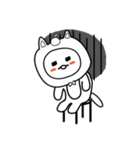 いつもリンゴと一緒にいるタヌキ（個別スタンプ：20）
