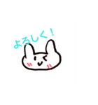 モノクロアニマルスタンプ（個別スタンプ：1）