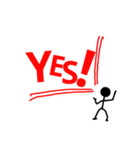 棒人間で呟く（個別スタンプ：23）