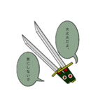 双刀君は人語を喋る（個別スタンプ：13）