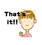 英語でスタンプ♬ 4（個別スタンプ：3）
