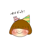 まふゆちゃんとうさぎ（個別スタンプ：37）