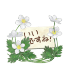 春の花とメッセージ (日本語)（個別スタンプ：11）