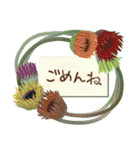 春の花とメッセージ (日本語)（個別スタンプ：29）