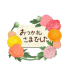 春の花とメッセージ (日本語)（個別スタンプ：38）