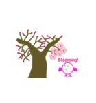春の桜とお花見スタンプ！(英語）（個別スタンプ：6）