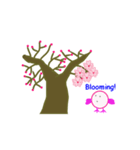 春の桜とお花見スタンプ！(英語）（個別スタンプ：7）