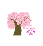 春の桜とお花見スタンプ！(英語）（個別スタンプ：12）