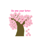 春の桜とお花見スタンプ！(英語）（個別スタンプ：24）