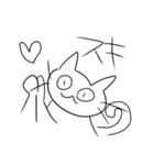 いい加減な猫（個別スタンプ：36）