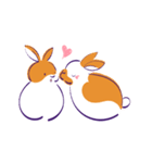 もちもち うさぎだま（個別スタンプ：1）