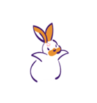 もちもち うさぎだま（個別スタンプ：3）