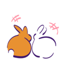 もちもち うさぎだま（個別スタンプ：14）