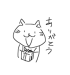 手書きのねこ（個別スタンプ：14）