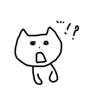 しろいゆるねこさん1（個別スタンプ：30）