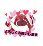 オシャレうさぎ♡ロップイヤー♡40スタンプ（個別スタンプ：20）