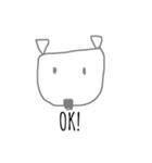 しかくいくま（個別スタンプ：8）