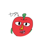 りんご家族（個別スタンプ：3）