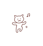 へらへらするスタンプ しろさん（個別スタンプ：2）
