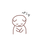 へらへらするスタンプ しろさん（個別スタンプ：25）
