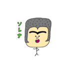 個性的な髪型の人びと（個別スタンプ：9）