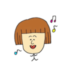 個性的な髪型の人びと（個別スタンプ：22）