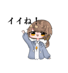 しらすちゃんと猫人間のスタンプ（個別スタンプ：9）