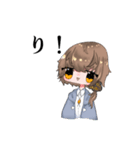 しらすちゃんと猫人間のスタンプ（個別スタンプ：10）