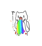 しらすちゃんと猫人間のスタンプ（個別スタンプ：23）