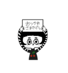 おかっぱちゃんのおしゃれな日常（個別スタンプ：11）
