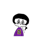 おかっぱちゃんのおしゃれな日常（個別スタンプ：19）