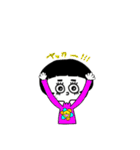 おかっぱちゃんのおしゃれな日常（個別スタンプ：36）