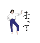 ラフな女子（個別スタンプ：25）