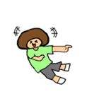 ちびアフロ（個別スタンプ：3）