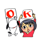 ヒロちゃんとシロ（個別スタンプ：15）