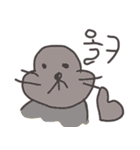 かわいい オットセイ（個別スタンプ：1）