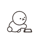 しらたま犬スタンプ（個別スタンプ：16）
