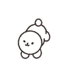 しらたま犬スタンプ（個別スタンプ：18）