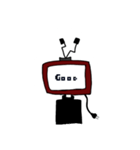ブラウン管テレビの青年は伝えたい（個別スタンプ：3）