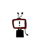 ブラウン管テレビの青年は伝えたい（個別スタンプ：6）
