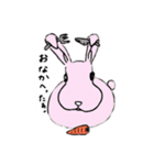 正面兎（個別スタンプ：2）