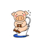 しろぶたくんスタンプ（個別スタンプ：8）