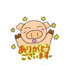 しろぶたくんスタンプ（個別スタンプ：16）