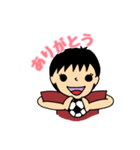 サッカー少女ちゃん（個別スタンプ：1）