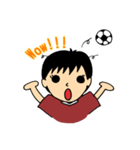 サッカー少女ちゃん（個別スタンプ：5）